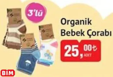 ORGANİK BEBEK ÇORABI